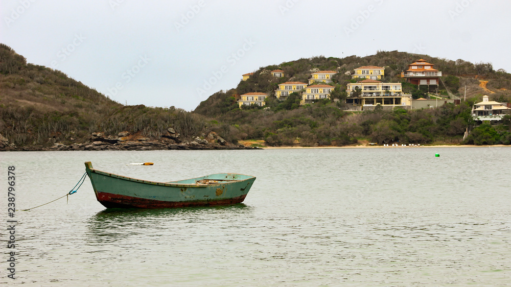 Fototapeta premium boat on the beach