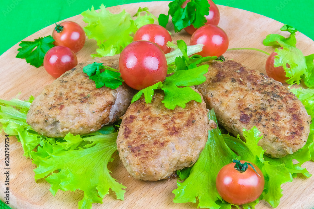 The image of fry meat The image of fry meat