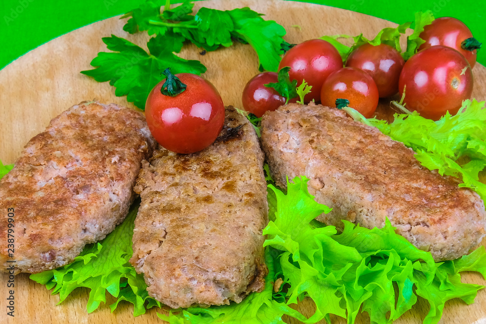 The image of fry meat The image of fry meat