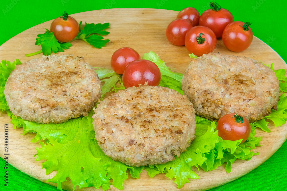 The image of fry meat The image of fry meat
