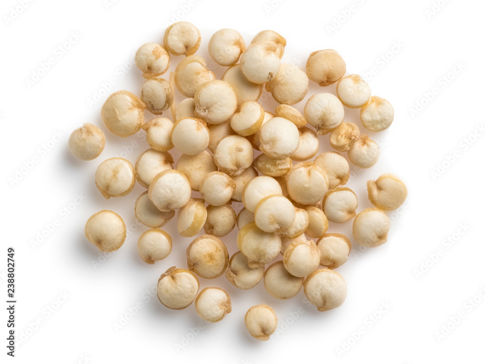 quinoa seed grain extreme close up. Isolated on white with clipping path. quinoa seed grain extreme close up. Isolated on white with clipping path.