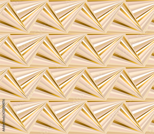 Abstract mosaic triangles t...