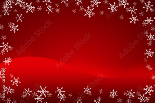 Colorful christmas background with snowflakes and stars