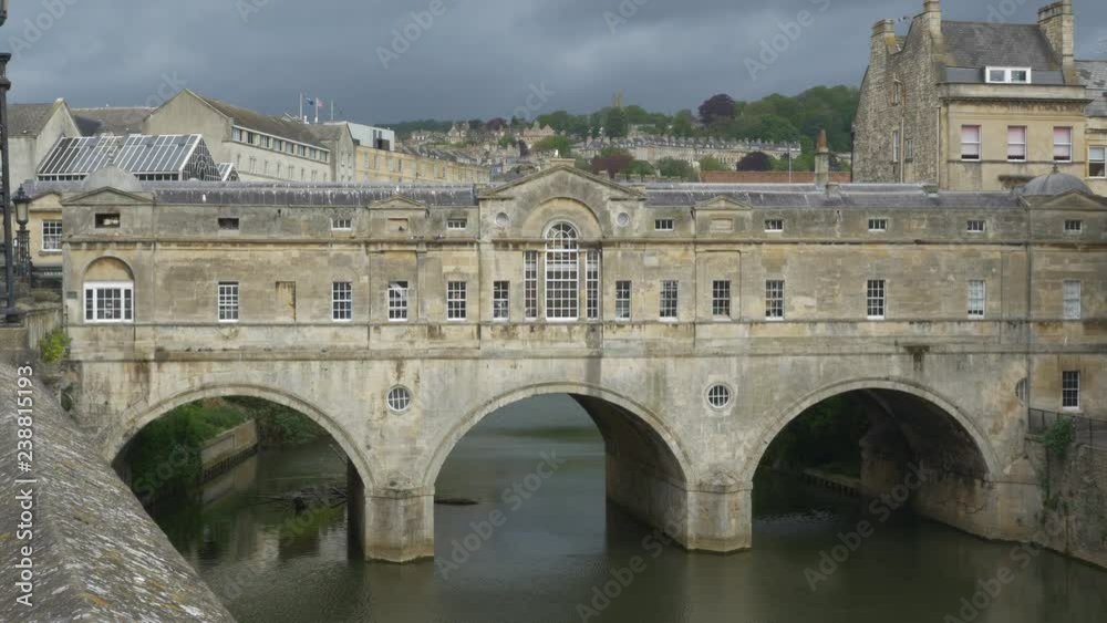 Pulteney bridge over the river Avon in Bath, Somerset, England. Pulteney bridge over the river Avon in Bath, Somerset, England.