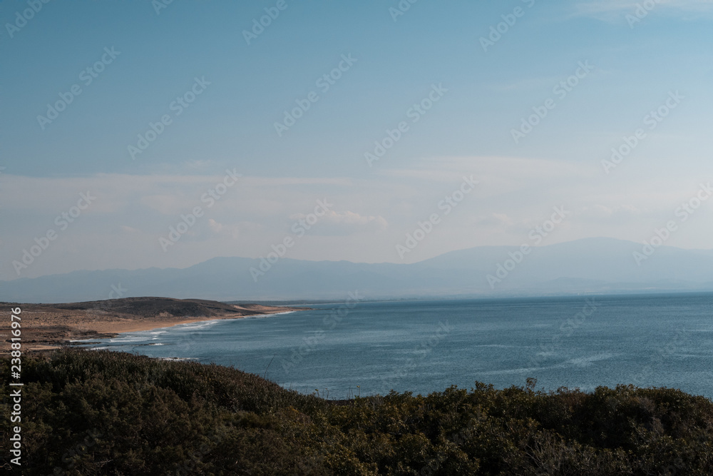 beautiful wild beach