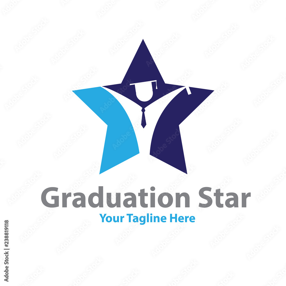 star graduation logo designs star graduation logo designs
