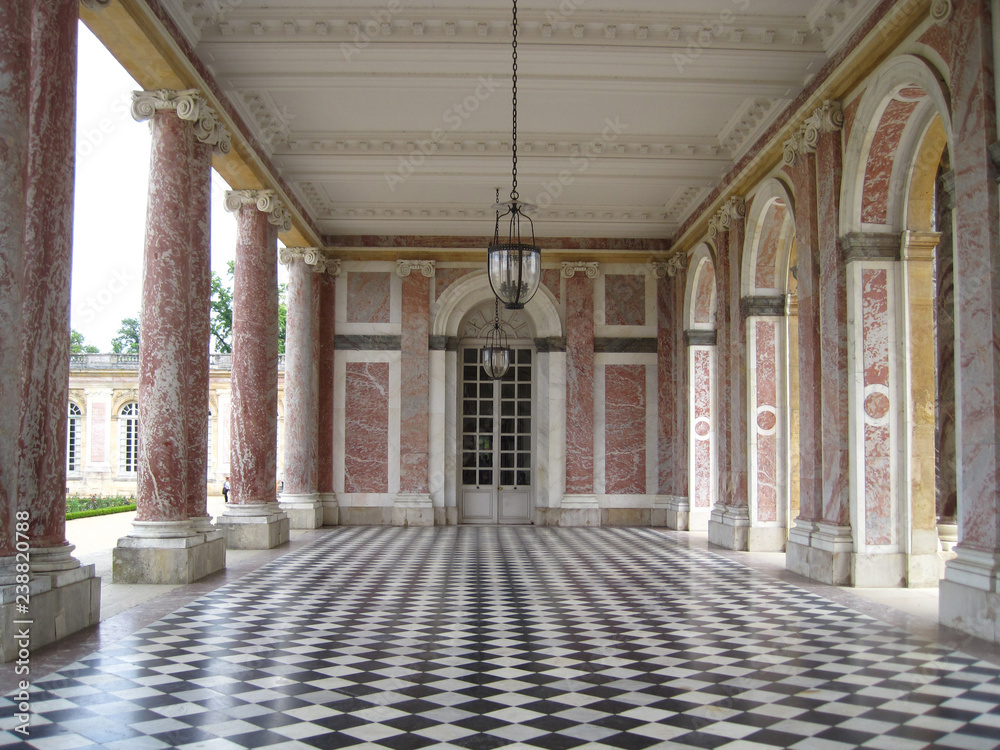 Marble Arches and Tile Floor