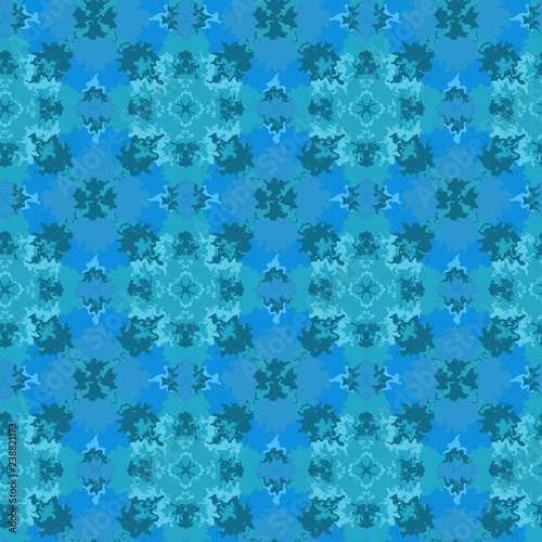 Seamless pattern with colored different spots of paint.