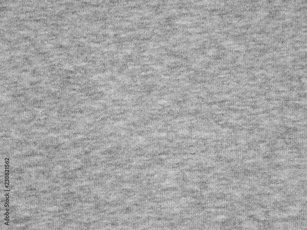Heather gray sweatshirt fabric texture Stock Photo