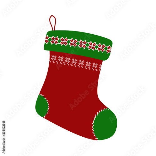Empty christmas stocking