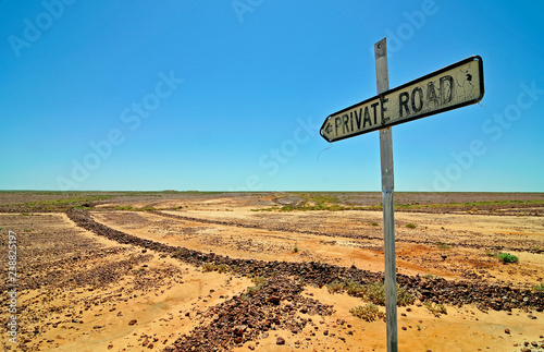 Private Road_Outback Aust.