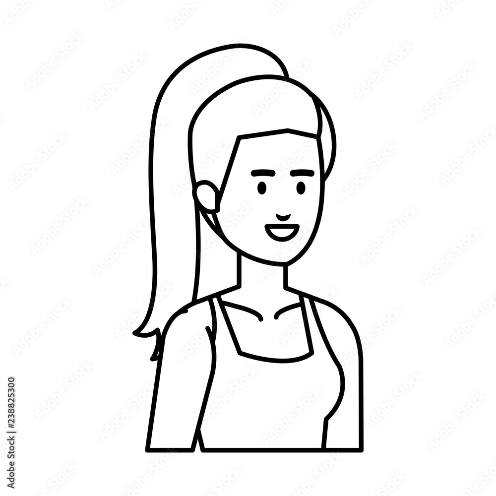 athletic woman sporting character athletic woman sporting character