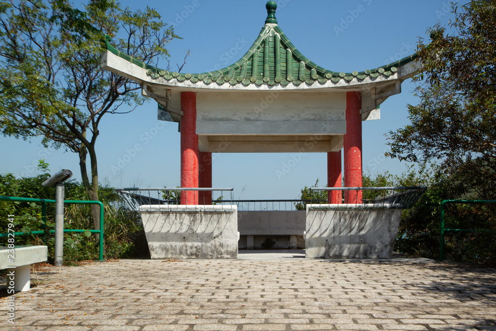 Pavilion located in Tai O fishing village, Lantau Island, Hong Kong, China. Pavilion located in Tai O fishing village, Lantau Island, Hong Kong, China.