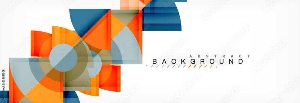 Modern geometric abstract background Modern geometric abstract background