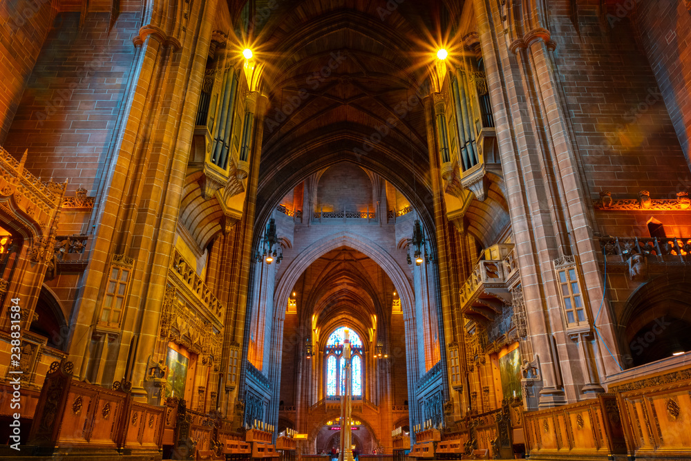 Liverpool Cathedral in Liverpool, UL