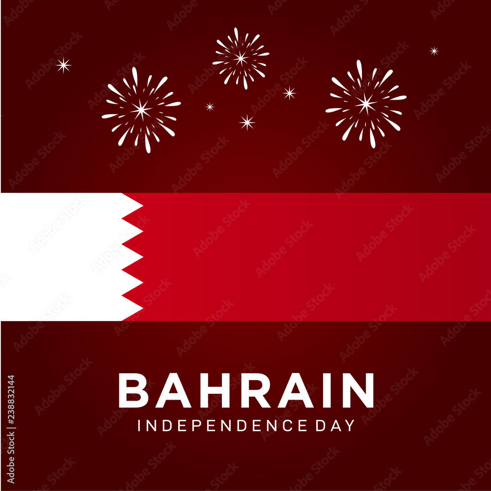 Bahrain National Day Vector Design