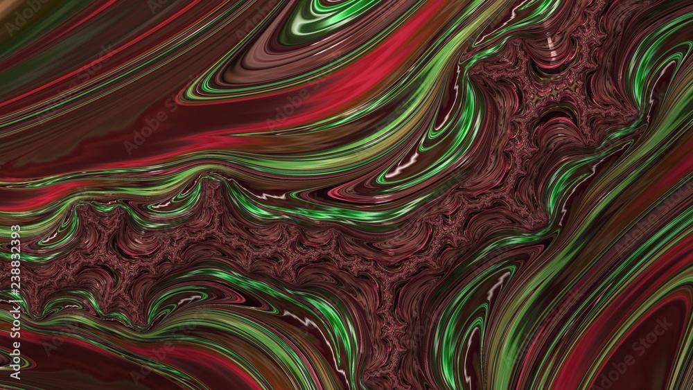 Obraz premium Fractal a never-ending pattern. Abstract Computer generated Fractal design. Fractals are infinitely complex patterns that are self-similar across different scales. Great for cell phone wallpaper.