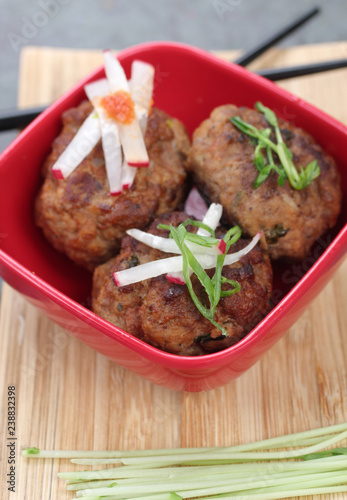 Three Meatballs Asian Style
