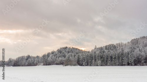 Isartal im Schnee © Oliver