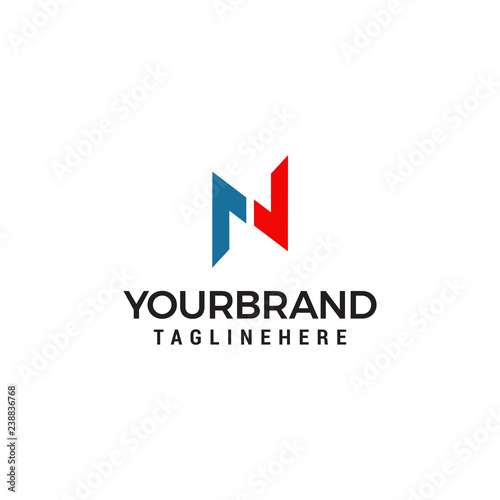 Letter N Logo template vector