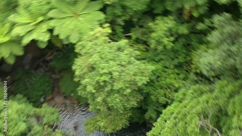 A Waterfall in Near Nago Okinawa Japan photo