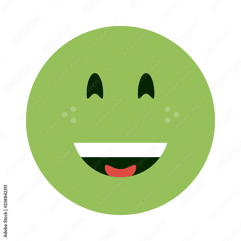 Fototapeta premium Chat emoji emoticon