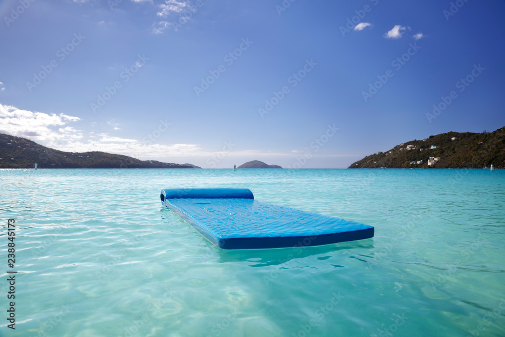 Float drifting peacefully in Magens Bay, St. Thomas