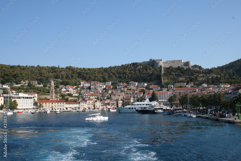 Croatia Harbor Boats