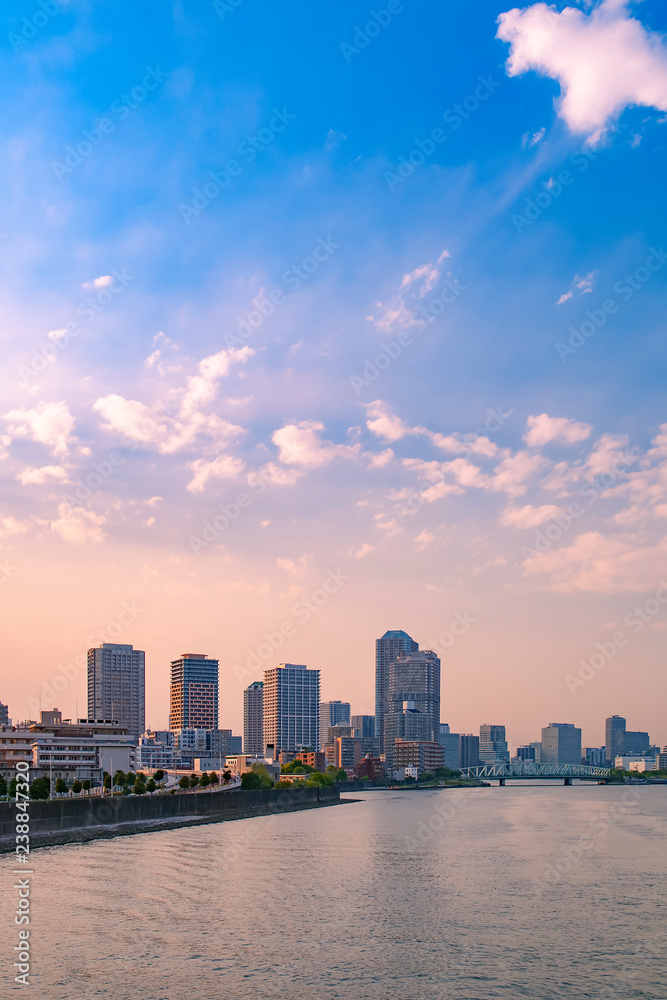 東京ウォータフロント　夕景