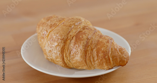 Croissant bread morning breakfast