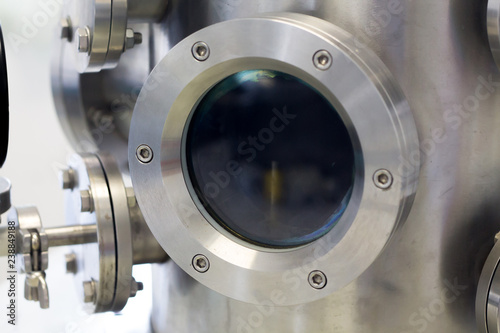 part of vacuum chamber in laboratory, Background/texture of part vacuum chamber