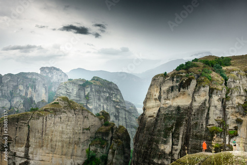 View of the Meteora valley