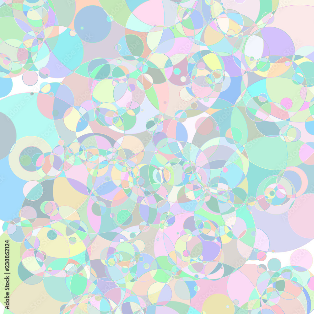 Background of colored circles.