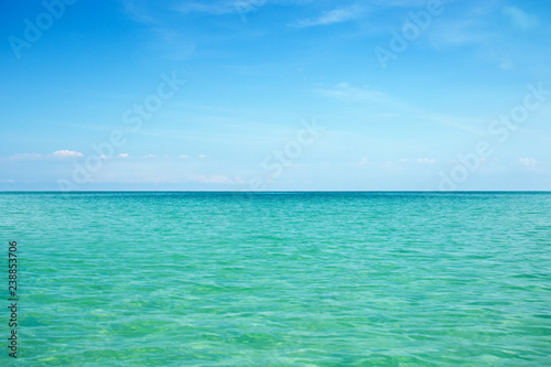 Sea and sky background.