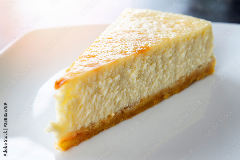 milk cake dessert delicious top view milk cake vanilla slice on white plate milk cake dessert delicious top view milk cake vanilla slice on white plate