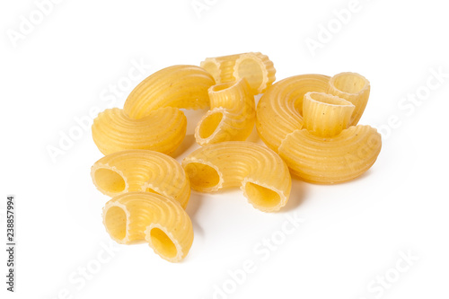 pasta on white background