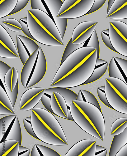 Seamless abstract rose petal pattern