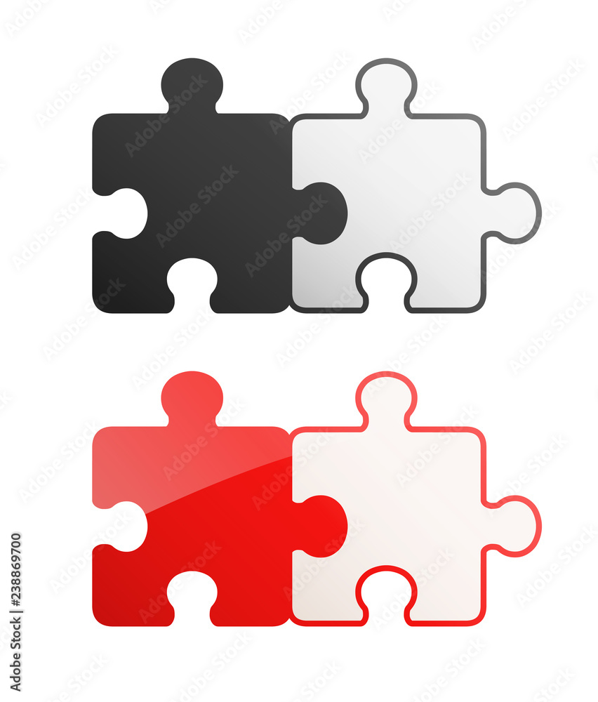 2 pieces Puzzle design set 2 pieces Puzzle design set