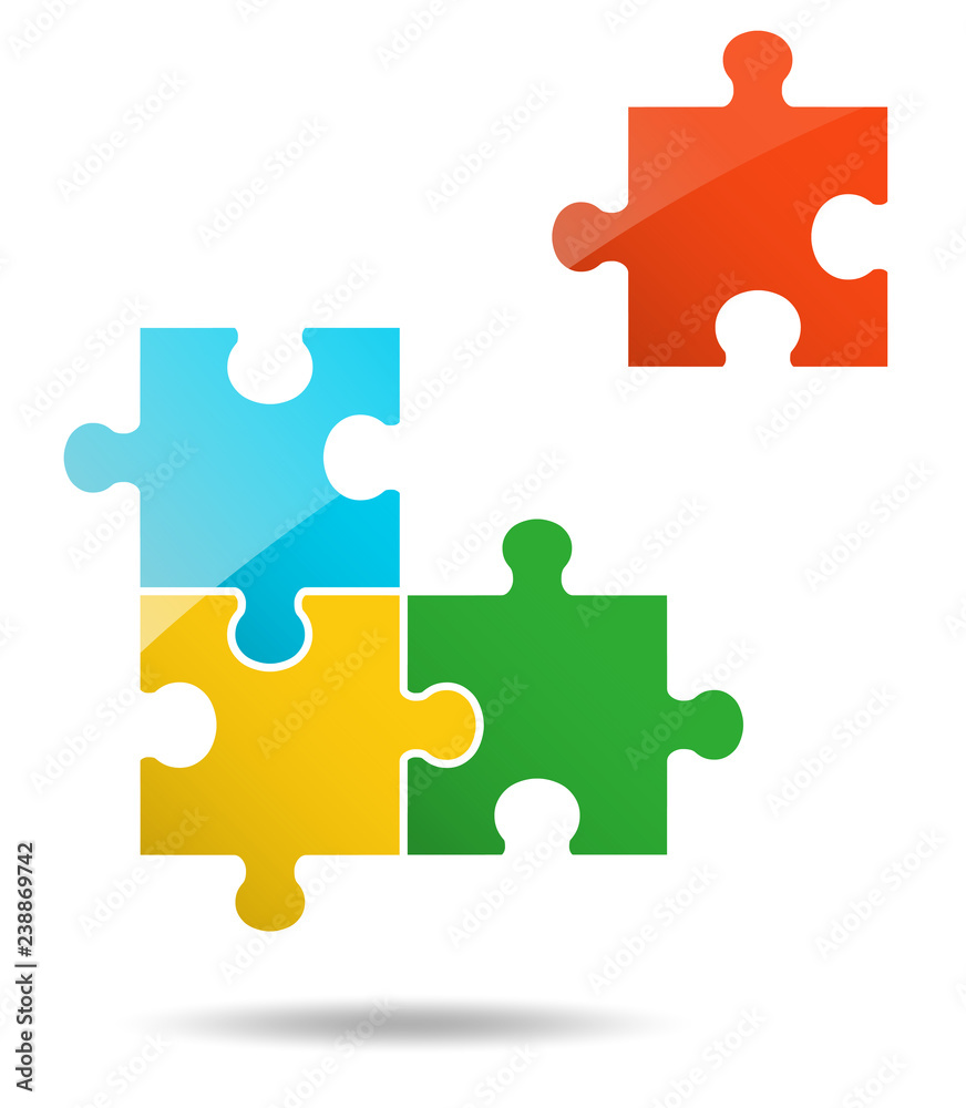 1+3 pieces Puzzle design 1+3 pieces Puzzle design