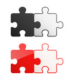2 pieces Puzzle design set