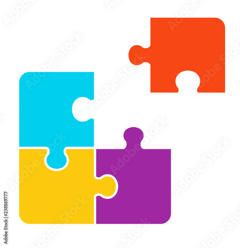 1+3 pieces Puzzle design