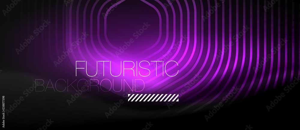Neon glowing lines, magic energy space light concept, abstract background wallpaper design Neon glowing lines, magic energy space light concept, abstract background wallpaper design