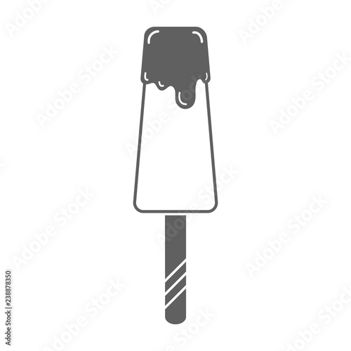 Ice Cream Flat Icon. Vector Illustration.