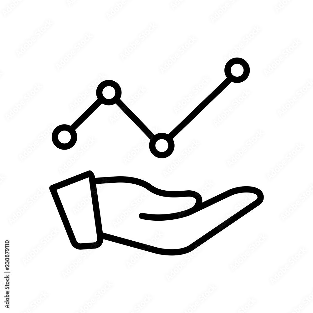 Stats vector icon Stats vector icon