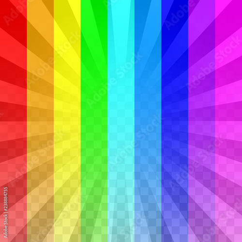 Bright rays overlay