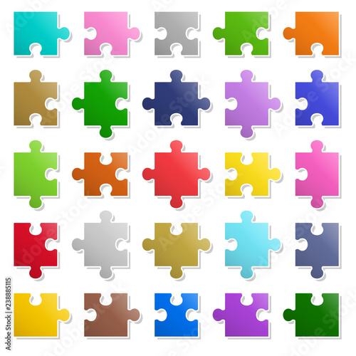 25 pieces Puzzle design