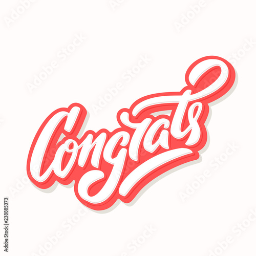 Congrats. Congratulations card.