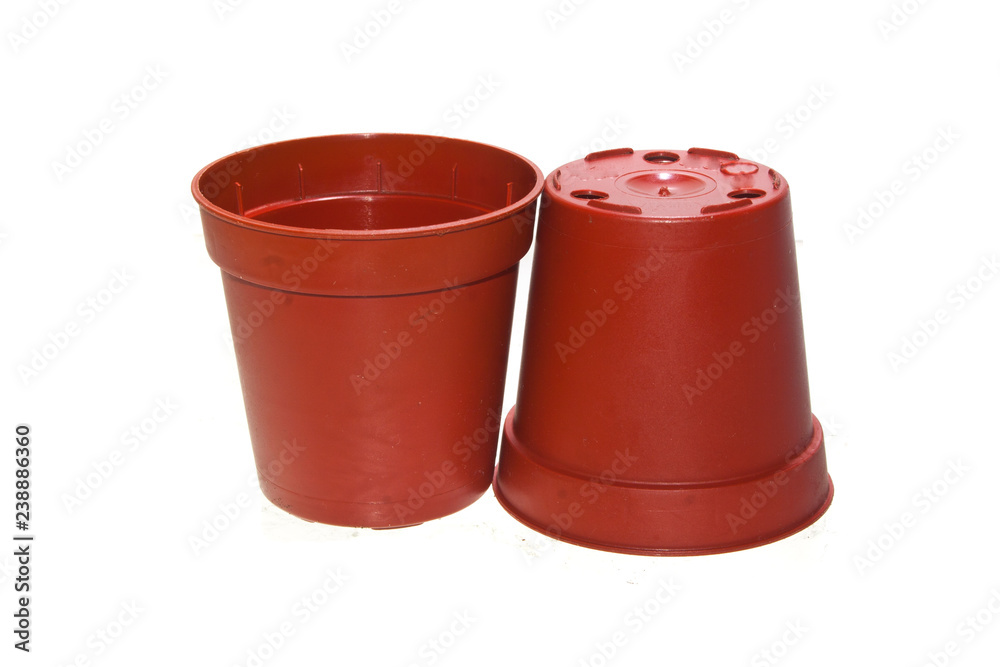 flower pot isolated on white background flower pot isolated on white background
