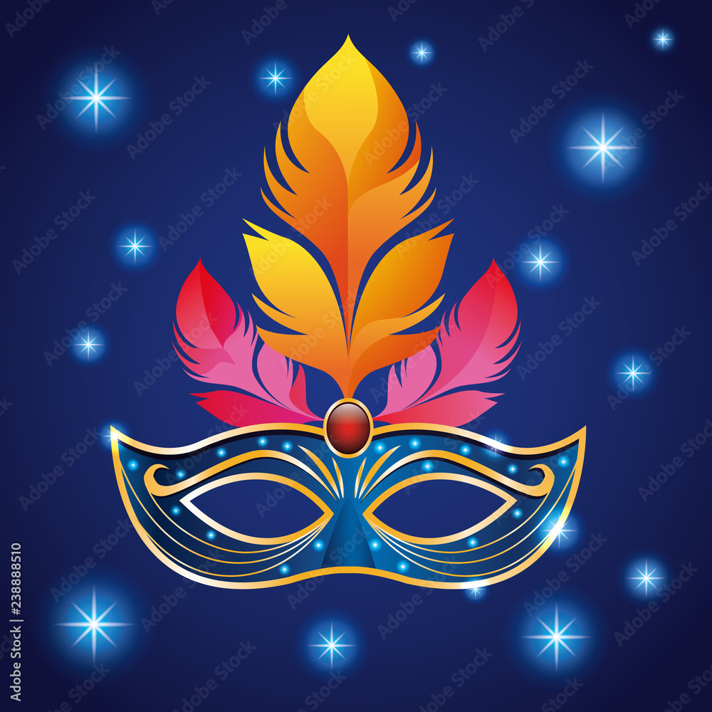 Mari gras mask Mari gras mask
