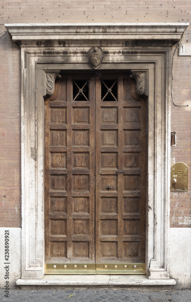 Old wooden door Old wooden door